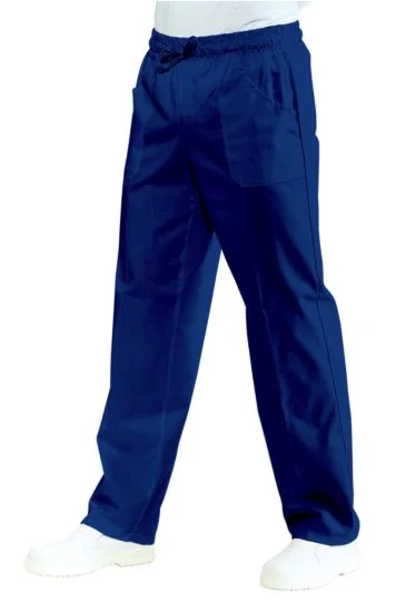 Pantalone con elastico — Blu
