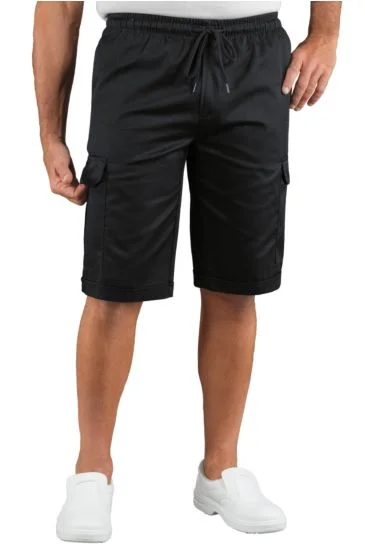 Pantacargo Short con elastico — Nero
