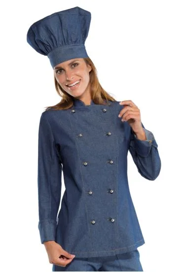Giacca Lady Chef bottoni antipanico — Jeans
