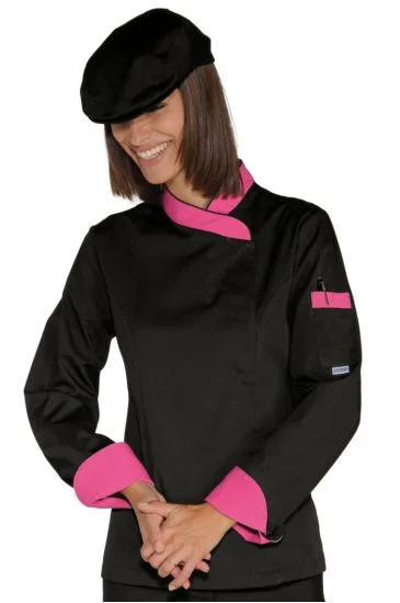 Giacca Lady Snaps — Nero+fuxia