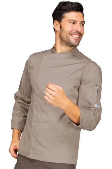 Giacca cuoco Bilbao — Tortora
