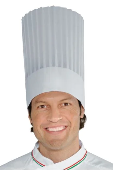 Cappello Cuoco TNT Cm 30 (10 pezzi) — Bianco