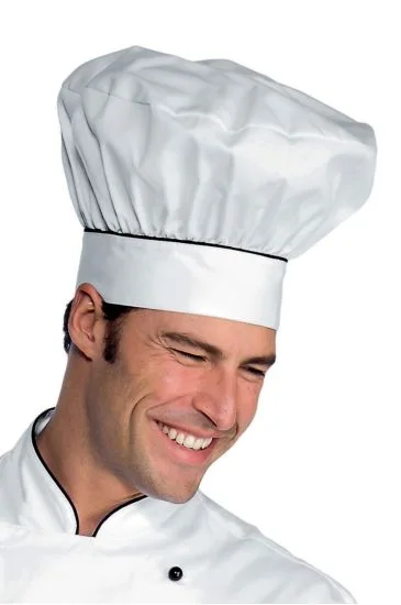 Cappello Cuoco — Bianco+nero