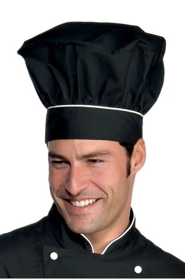Cappello Cuoco — Nero+bianco