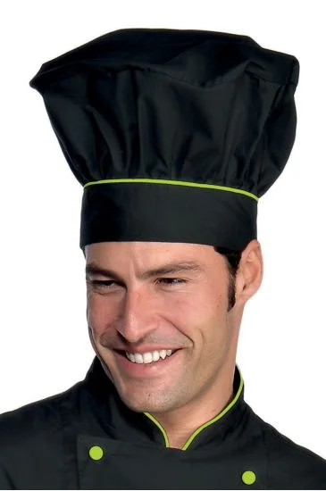Cappello Cuoco — Nero+verde Mela