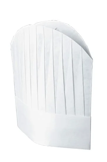 Confezione Cappello Cuoco TNT Cm 29 (10 Pezzi) — Bianco