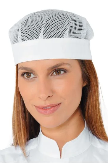 Cappello Bob con rete — Bianco