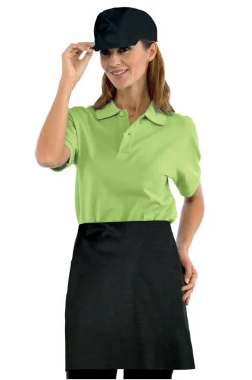 Grembiule Vita cm 70x46 con Tasca — Nero