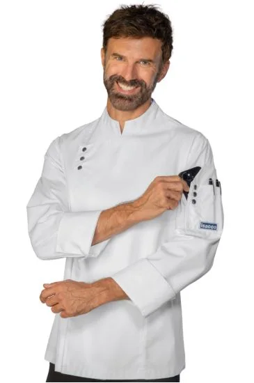 Giacca cuoco Madrid — Bianco