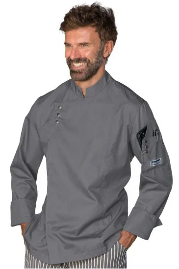 Giacca cuoco Madrid — Grigio