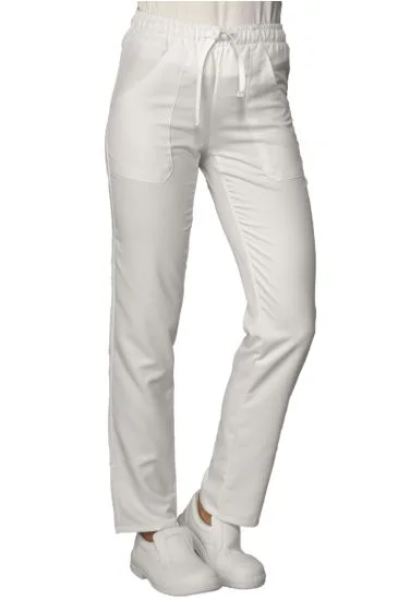 PANTALONE C/ELASTICO BIANCO 3XL OEKO-TEX® STANDARD 100 CERTIF N. 25CX00077 CL II CENTROCOT — Bianco
