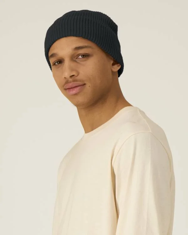 Fisherman Beanie — Black