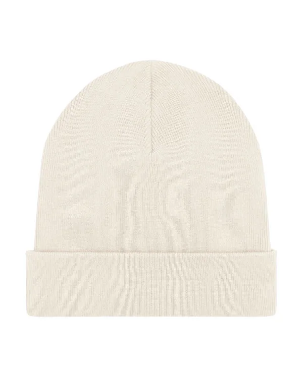 Rib Beanie — Natural