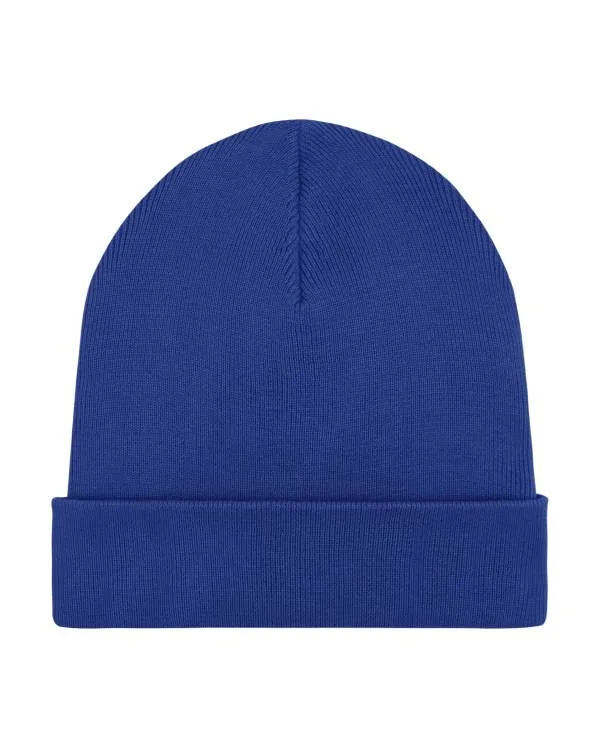 Rib Beanie — Worker Blue