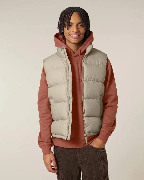 Puffer Gilet — Desert Dust