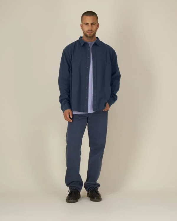 Worker Shirt — G.Dyed Navy