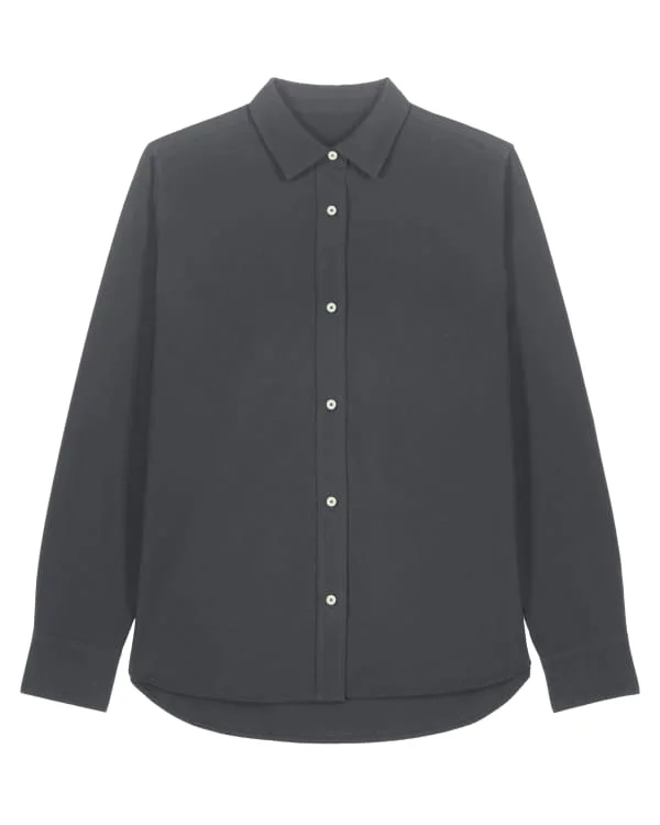 Stella Oxford Shirt — Anthracite