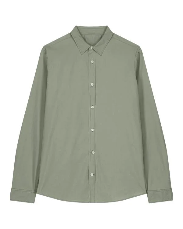 Stella Styler Shirt — Soft Khaki